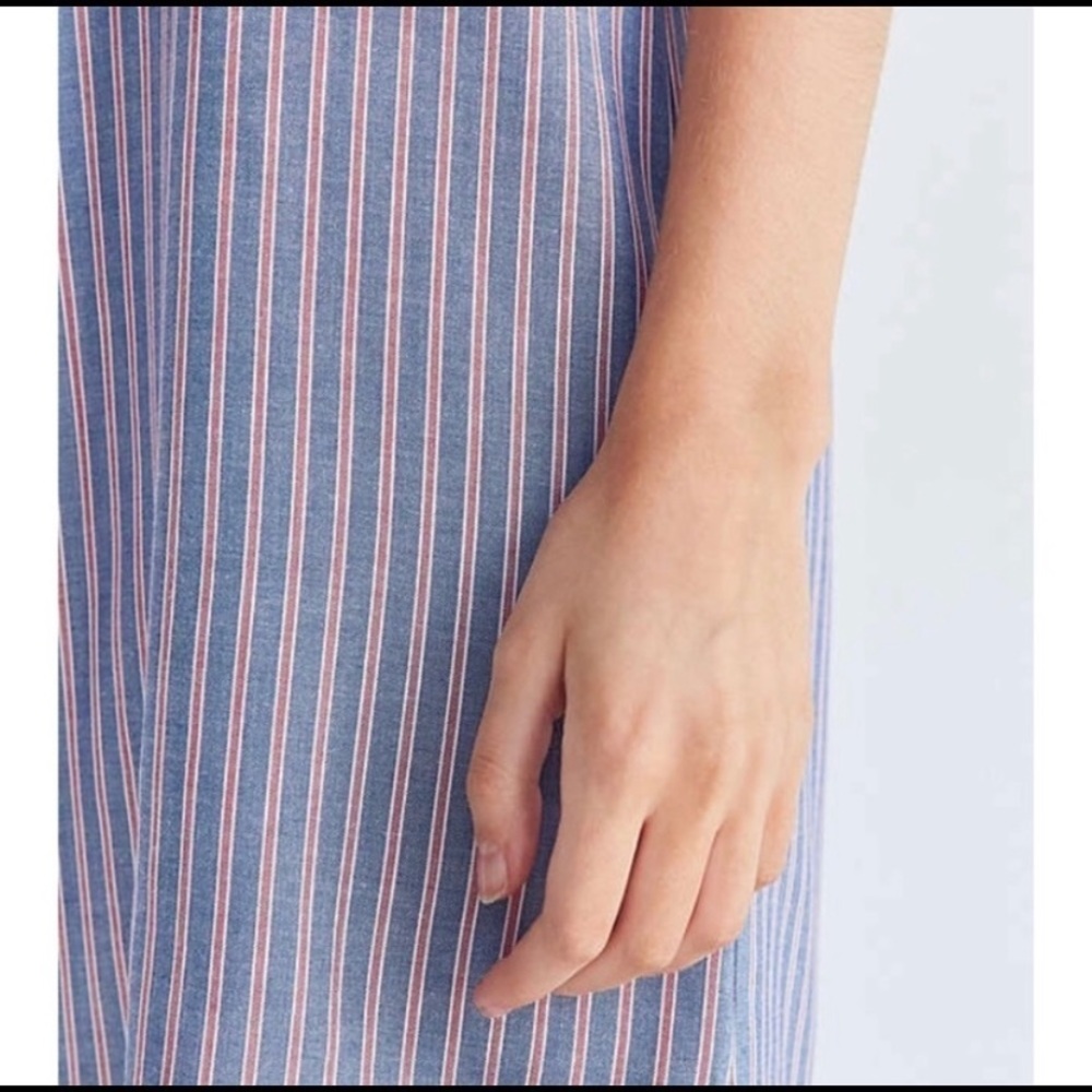 MOVING SALE | Women’s Urban Outfitters Charlotte Striped Slip Dress, Size L - Picture 3 of 7